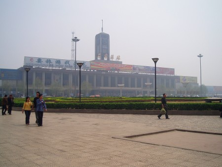 Stalinist Train Station : Click to enlarge picture